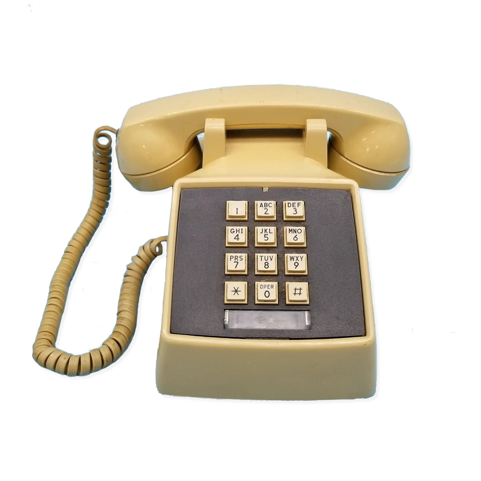 Beige Desk Phone