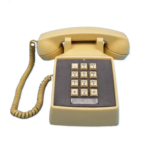 Beige Desk Phone